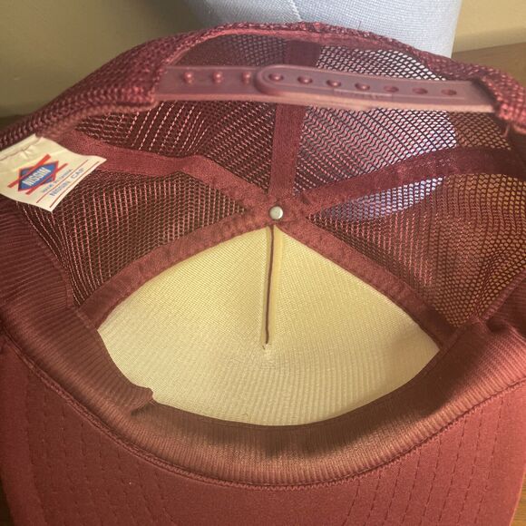 Vintage 90s Nissin Cap Rope/Foam/Mesh Trucker  Snapback Hat/Cap Politics - Picture 8 of 9